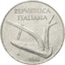 Coin, Italy, 10 Lire, 1966, Rome, EF(40-45), Aluminum, KM:93