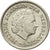 Coin, Netherlands, Juliana, 10 Cents, 1965, AU(50-53), Nickel, KM:182