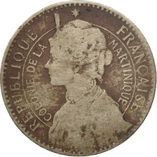 Coin, Martinique, 50 Centimes, 1897, Paris, F(12-15), Copper-nickel, KM:40