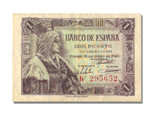 Spain, 1 Peseta, 1945, 1945-06-15, EF(40-45), K