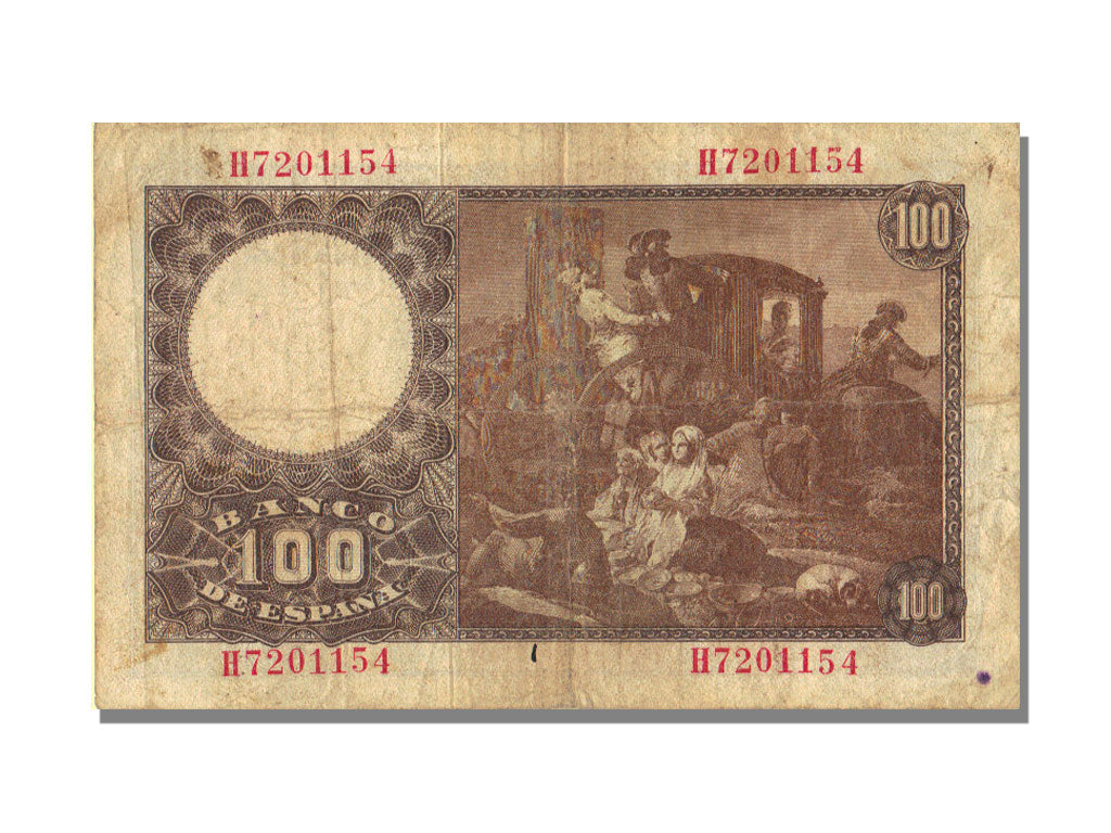 Spain, 100 Pesetas, 1948, 1948-05-02, VF(30-35), H
