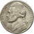 Coin, United States, Jefferson Nickel, 5 Cents, 1957, U.S. Mint, Philadelphia
