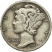 Coin, United States, Mercury Dime, Dime, 1943, U.S. Mint, Philadelphia