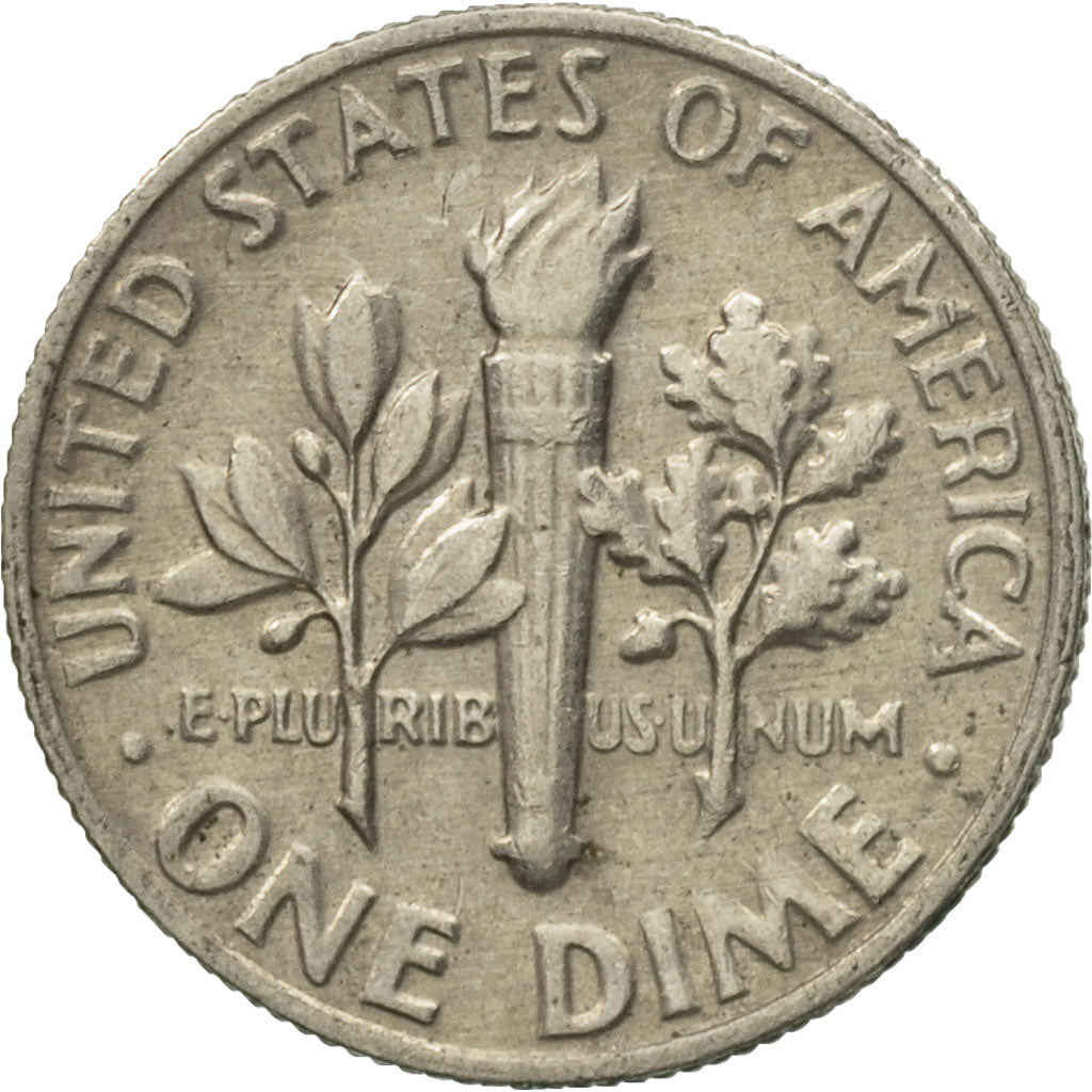 Coin, United States, Roosevelt Dime, Dime, 1980, U.S. Mint, Philadelphia
