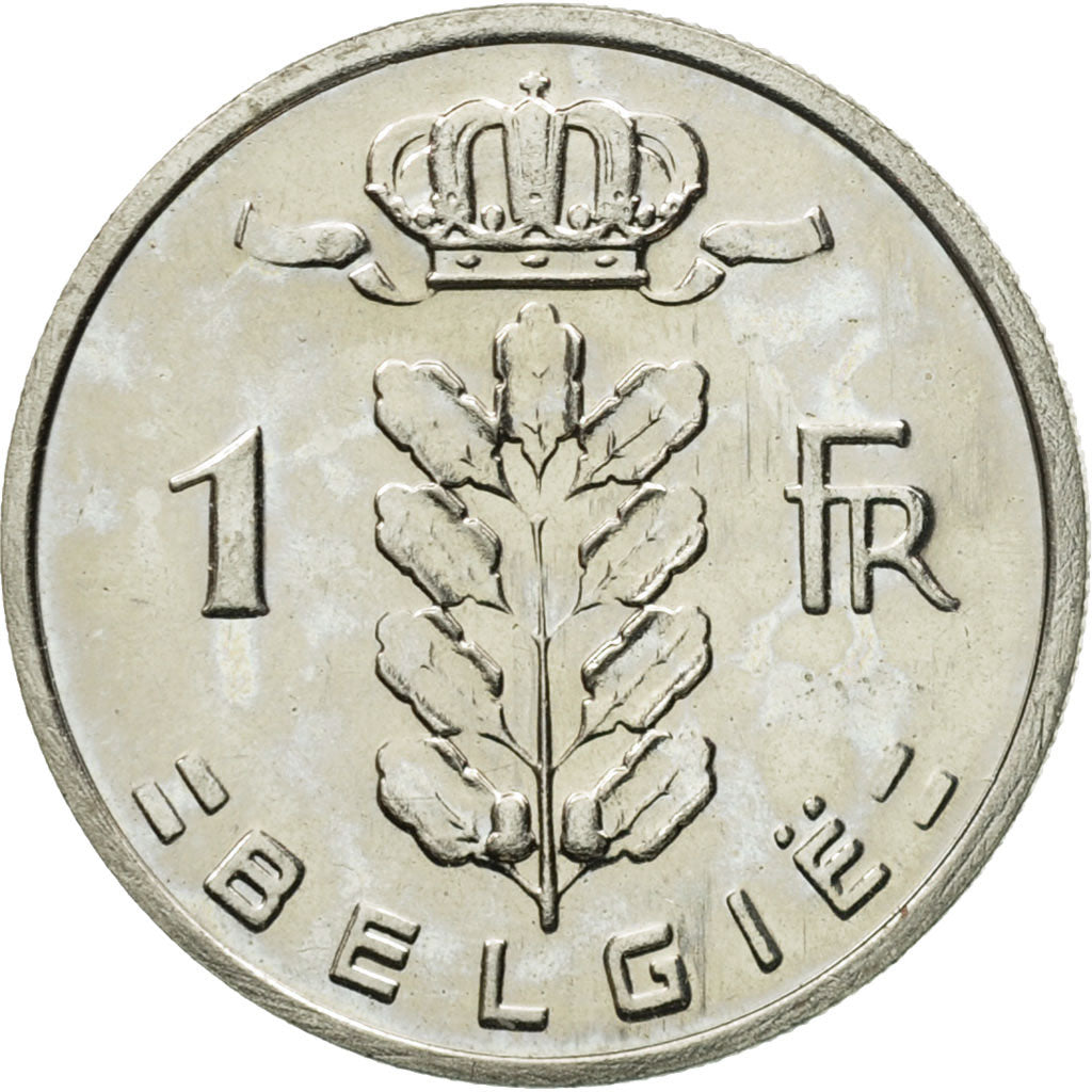 Münze, Belgien, Franc, 1980, UNZ, Copper-nickel, KM:143.1