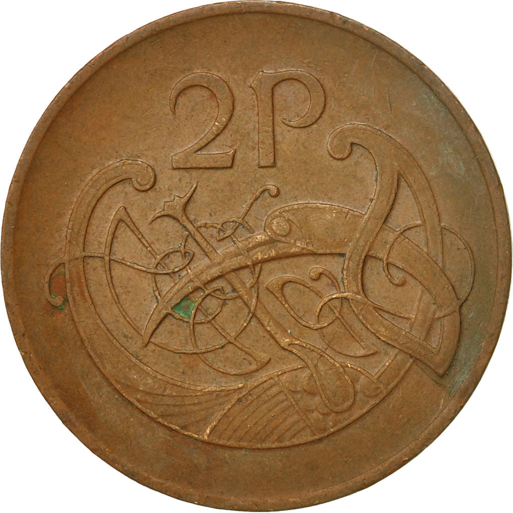 Coin, IRELAND REPUBLIC, 2 Pence, 1985, VF(30-35), Bronze, KM:21