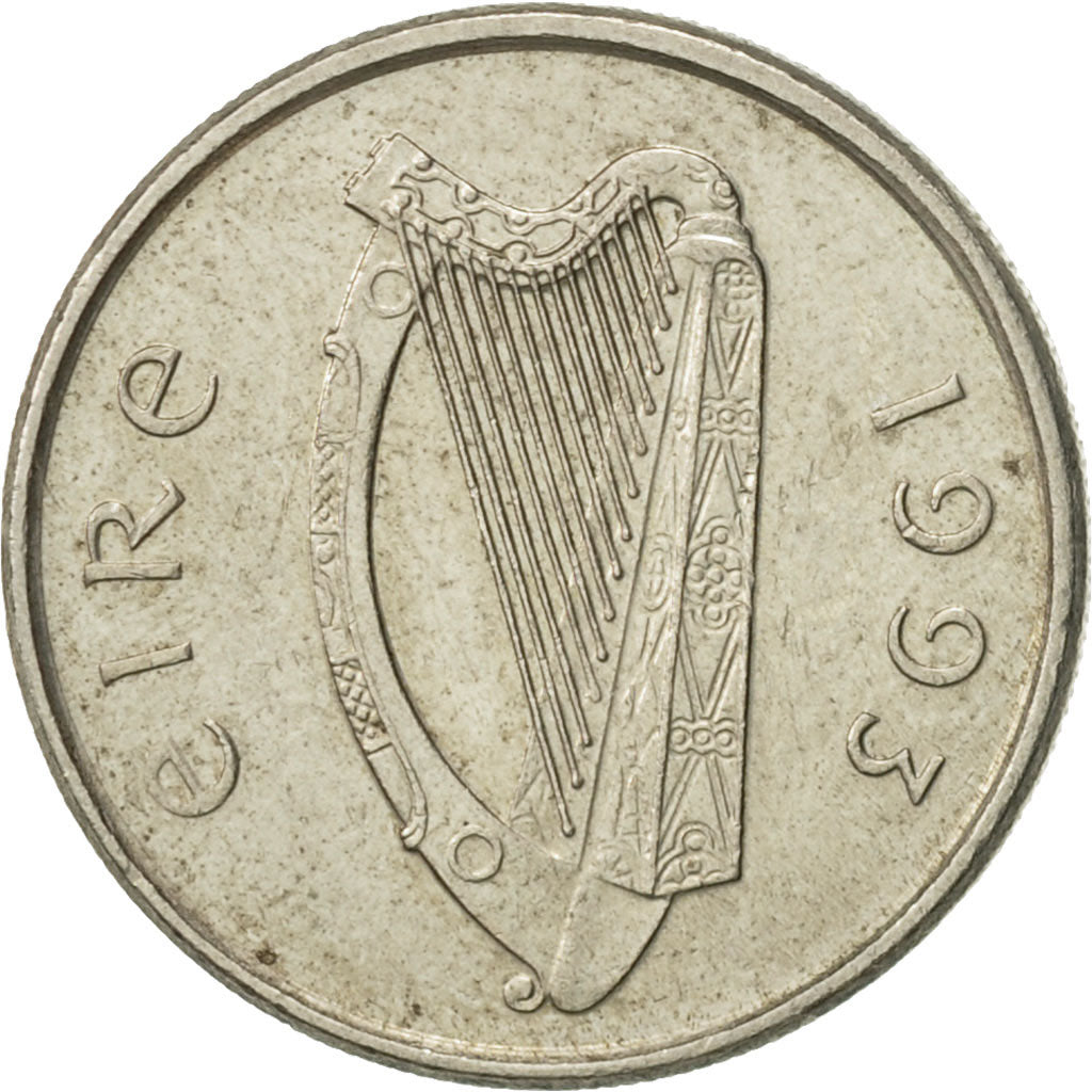 Coin, IRELAND REPUBLIC, 5 Pence, 1993, EF(40-45), Copper-nickel, KM:28