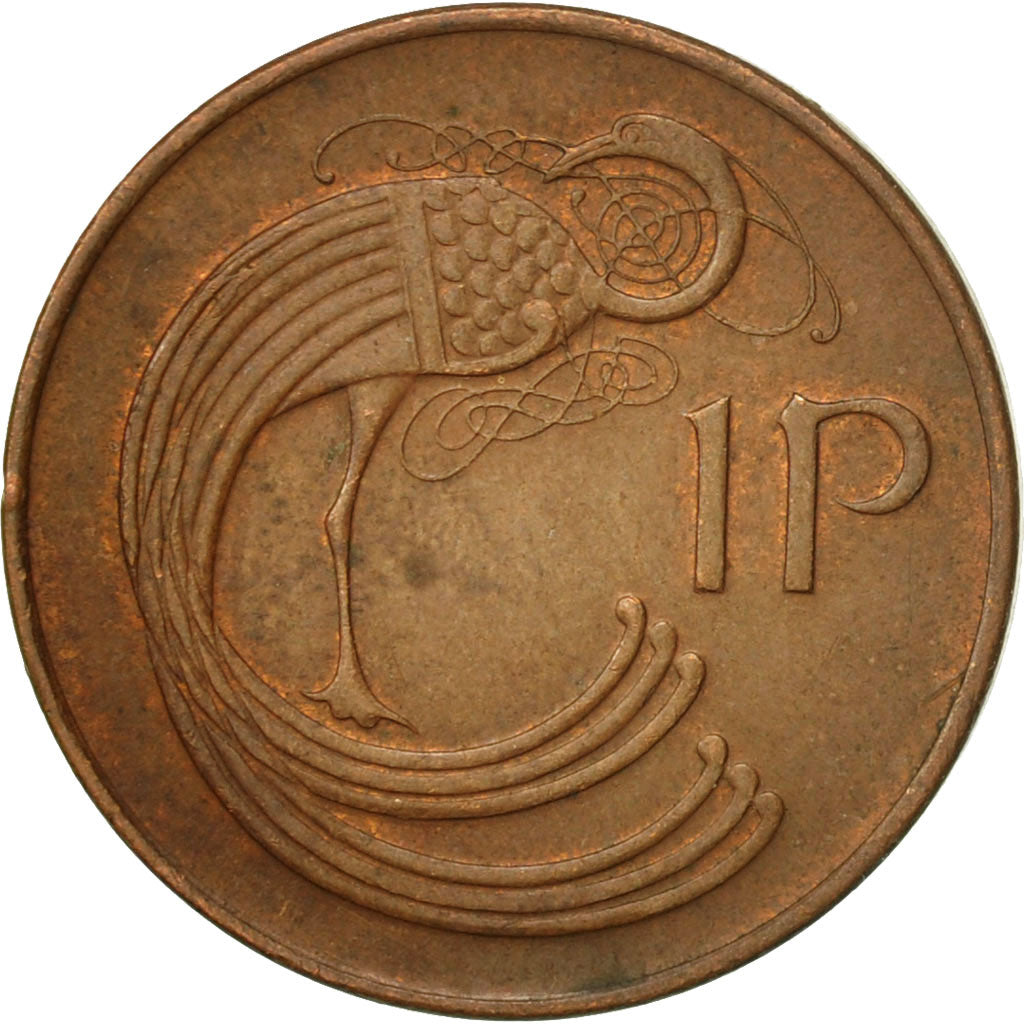 Monnaie, IRELAND REPUBLIC, Penny, 1990, TTB, Copper Plated Steel, KM:20a