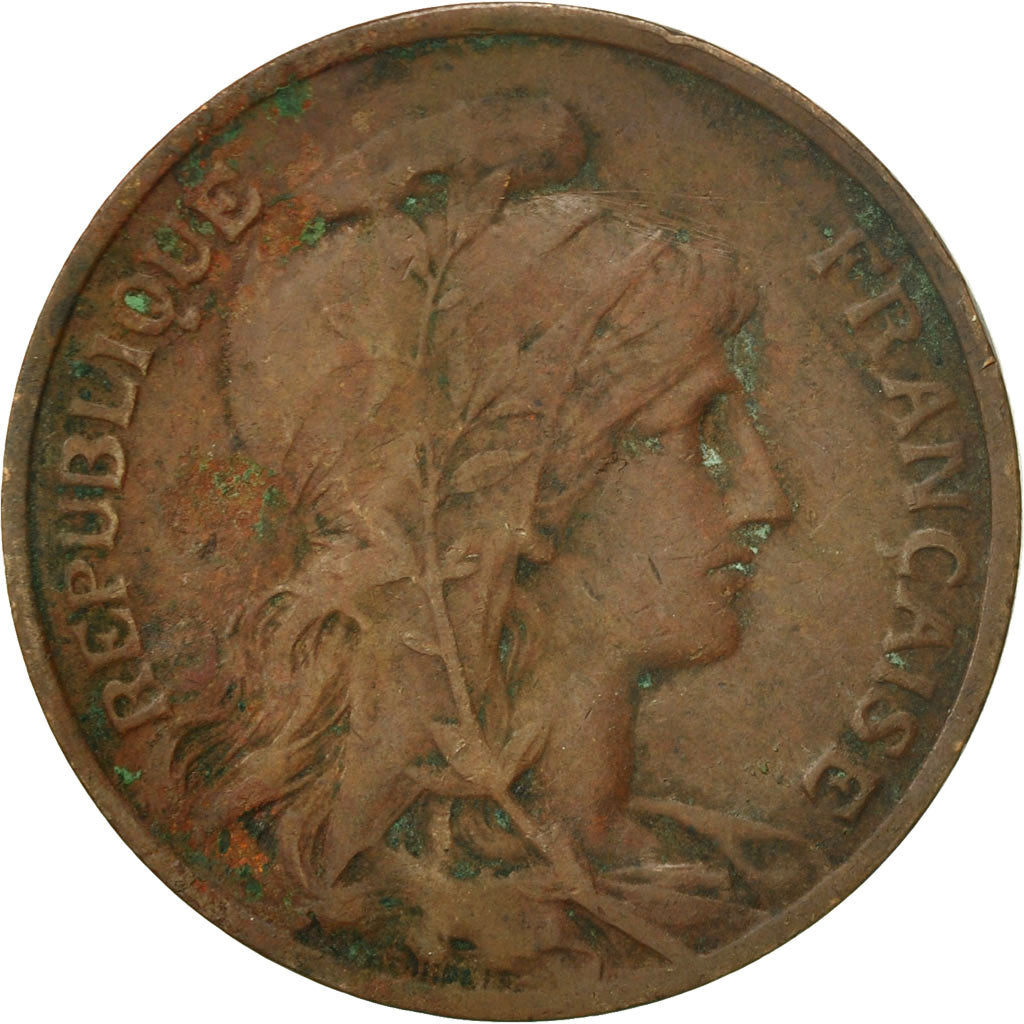 Coin, France, Dupuis, 10 Centimes, 1914, Paris, VF(20-25), Bronze, KM:843