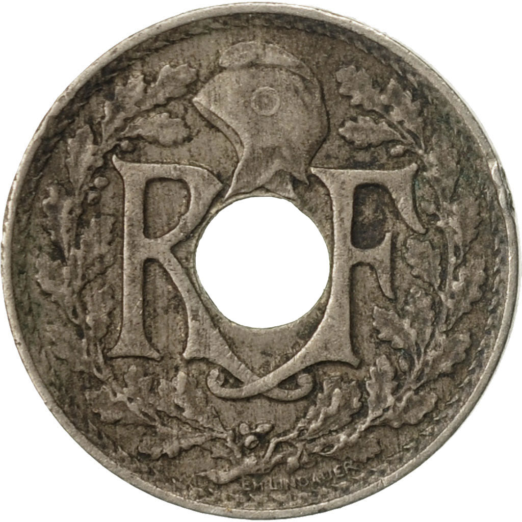 Coin, France, Lindauer, 5 Centimes, 1927, Paris, EF(40-45), Copper-nickel