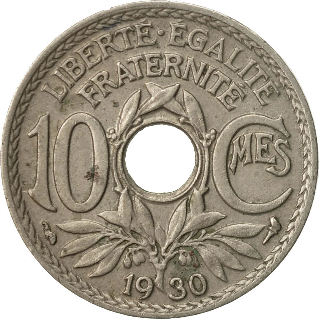 Münze, Frankreich, Lindauer, 10 Centimes, 1930, Paris, SS, Copper-nickel