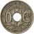 Moneda, Francia, Lindauer, 10 Centimes, 1925, Paris, BC+, Cobre - níquel