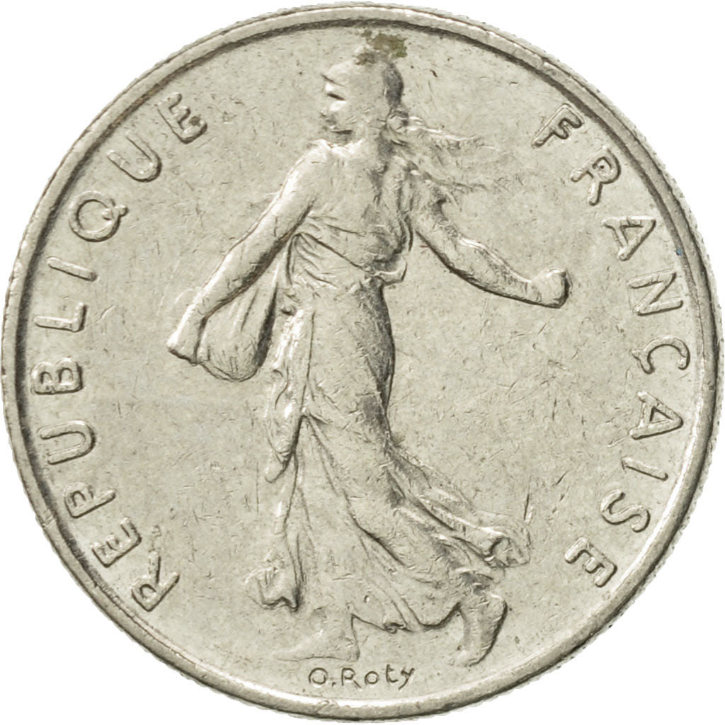 Moneda, Francia, Semeuse, 1/2 Franc, 1991, Paris, MBC, Níquel, KM:931.1, Le