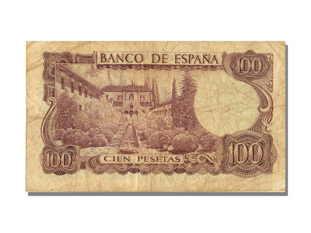 Spain, 100 Pesetas, 1970, KM #152a, 1970-11-17, VF(20-25), 5X