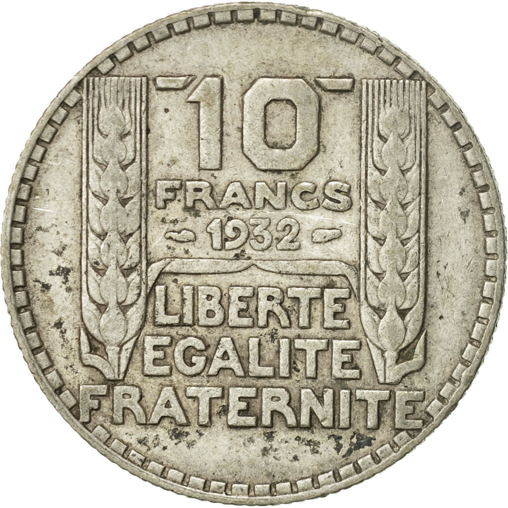 Coin, France, Turin, 10 Francs, 1932, Paris, VF(30-35), Silver, KM:878, Le