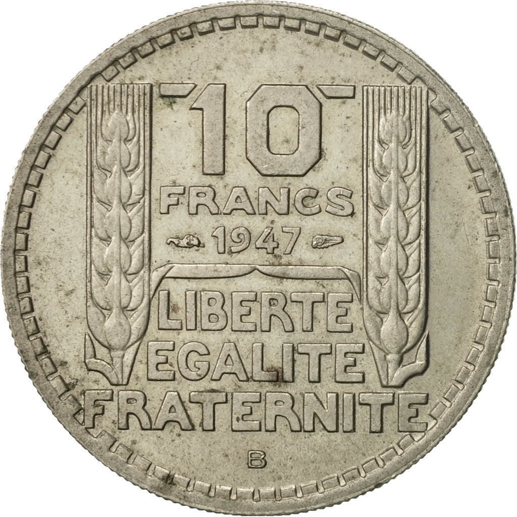 Coin, France, Turin, 10 Francs, 1947, Beaumont - Le Roger, VF(30-35)