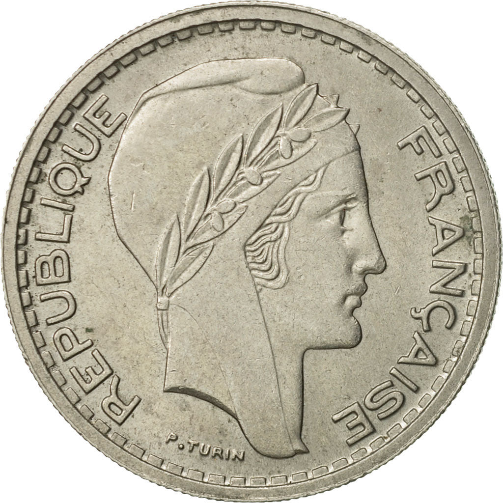 Coin, France, Turin, 10 Francs, 1948, Paris, EF(40-45), Copper-nickel, KM:909.1