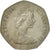 Coin, Great Britain, Elizabeth II, 50 New Pence, 1981, VF(30-35), Copper-nickel