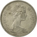 Coin, Great Britain, Elizabeth II, 10 New Pence, 1973, VF(20-25), Copper-nickel