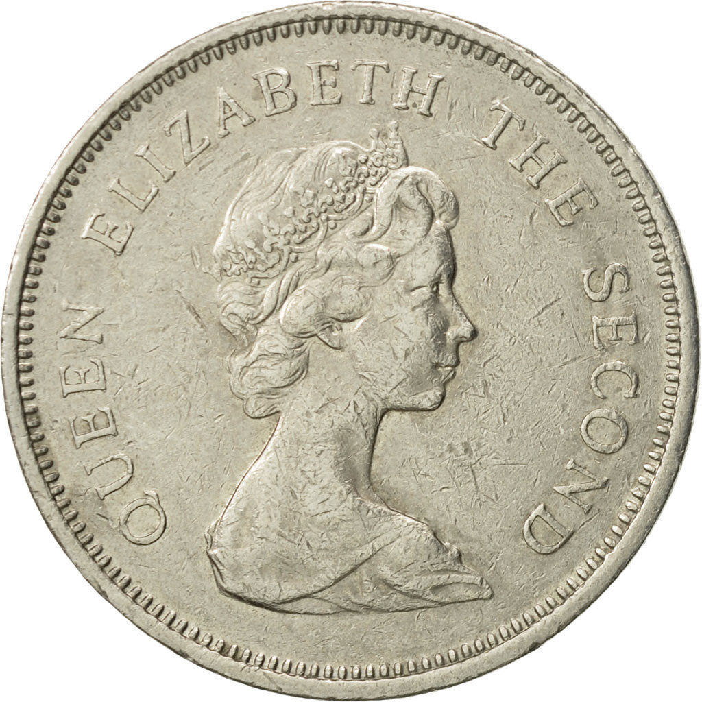 Coin, Hong Kong, Elizabeth II, Dollar, 1980, EF(40-45), Copper-nickel, KM:43