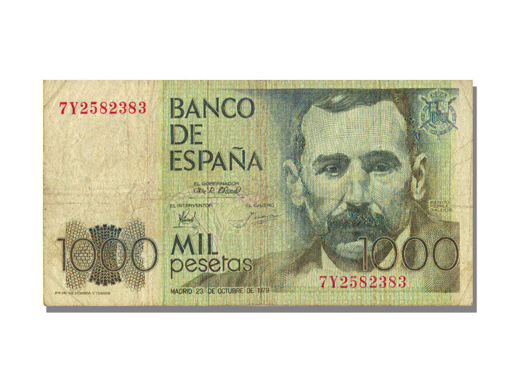 Banknote, Spain, 1000 Pesetas, 1979, 1979-10-23, KM:158, VF(20-25)