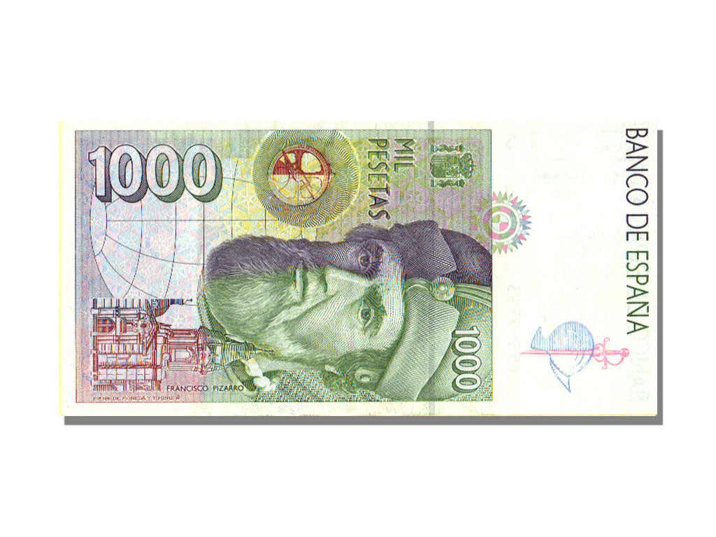 Spain, 1000 Pesetas, 1992, KM #163, 1992-10-12, UNC(63), Y