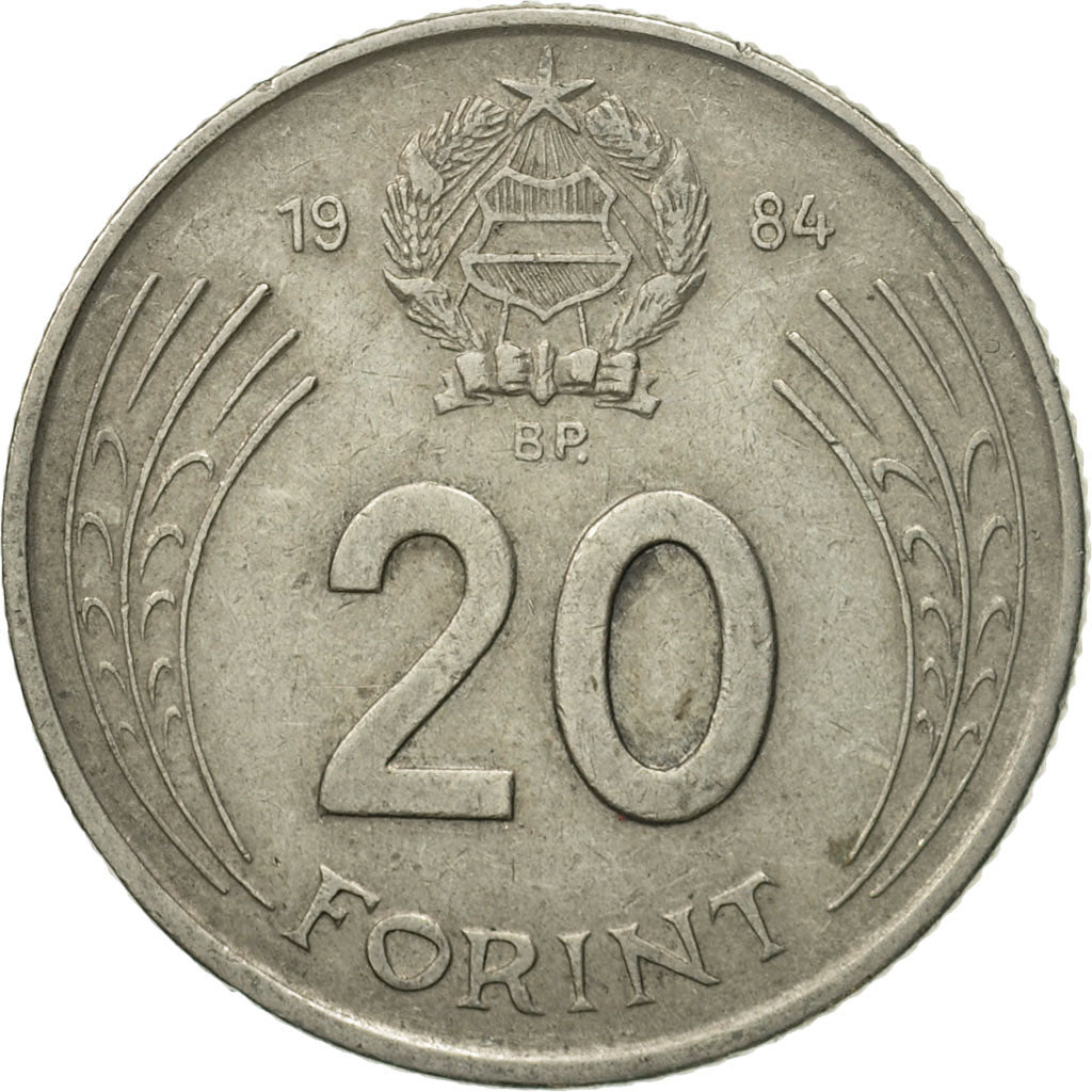 Münze, Ungarn, 20 Forint, 1984, Budapest, S, Copper-nickel, KM:630
