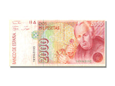 Banknote, Spain, 2000 Pesetas, 1992, 1992-04-24, KM:162, AU(55-58)