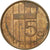 Coin, Netherlands, Beatrix, 5 Cents, 1996, VF(20-25), Bronze, KM:202