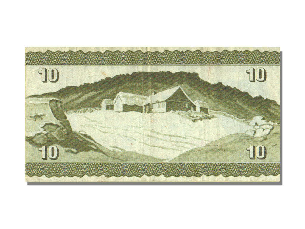 Faroe Islands, 10 Kronur, 1949, 1949-04-12, UNC(60-62), A 0744C