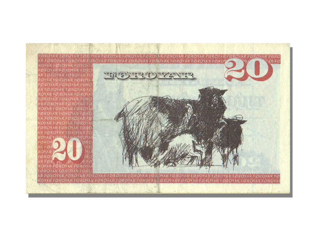 ILES FEROE, 20 Kronur Type 1978-86