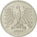 Coin, GERMANY - FEDERAL REPUBLIC, 5 Mark, 1991, Stuttgart, AU(50-53)