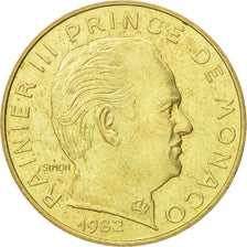 Monnaie, Monaco, Rainier III, 20 Centimes, 1982, TTB+, Aluminum-Bronze, KM:143
