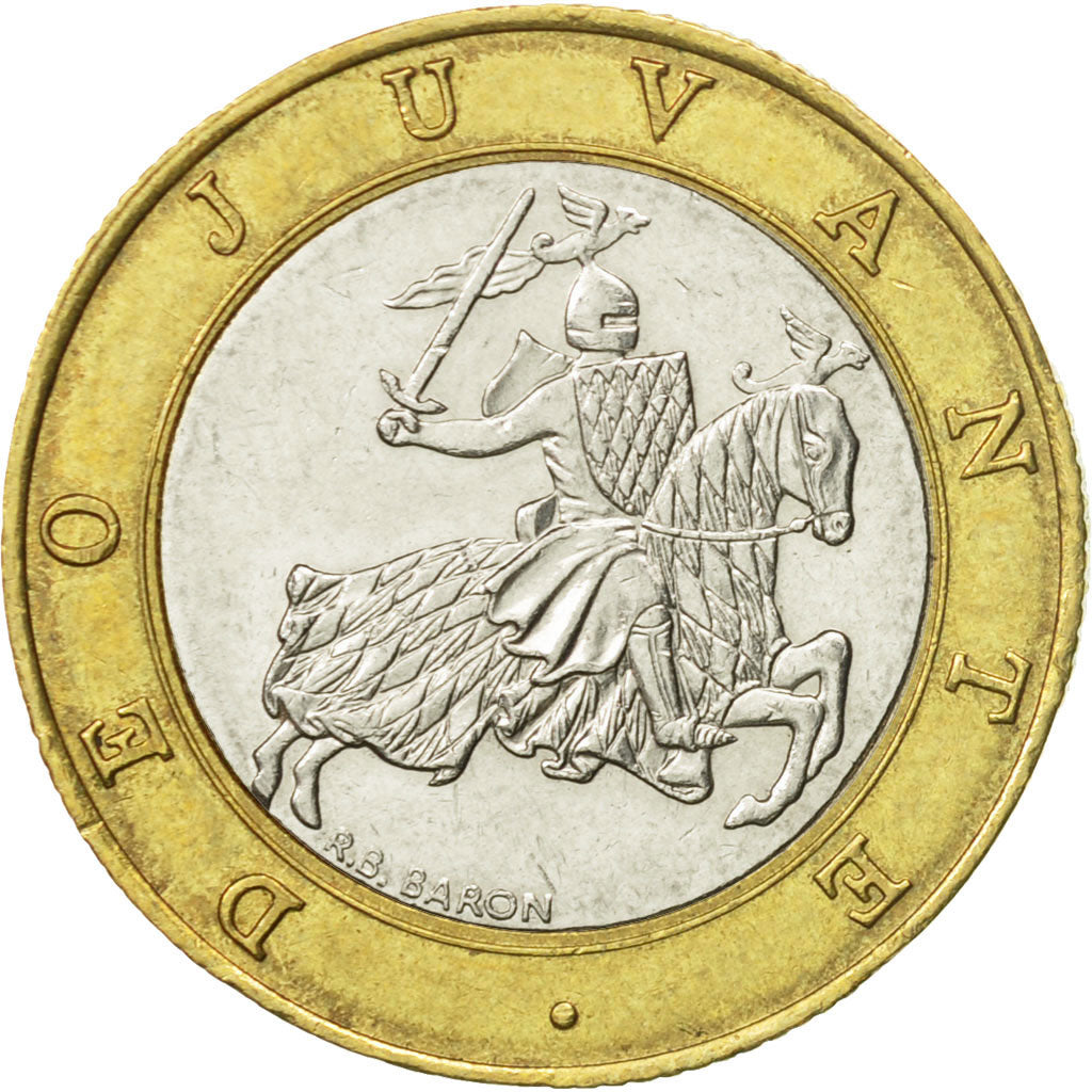 Coin, Monaco, Rainier III, 10 Francs, 1995, AU(50-53), Bi-Metallic, KM:163