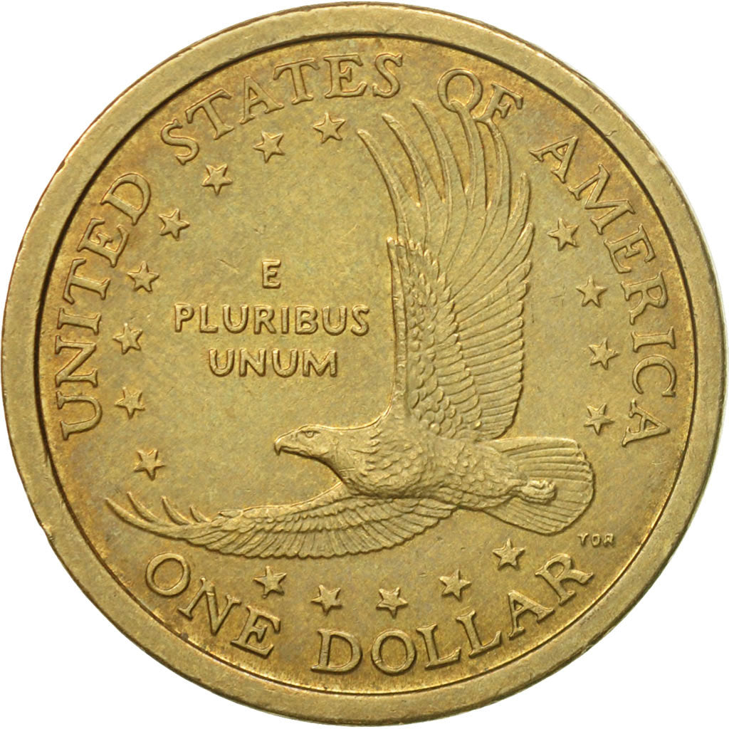 Coin, United States, Sacagawea Dollar, Dollar, 2000, U.S. Mint, Philadelphia