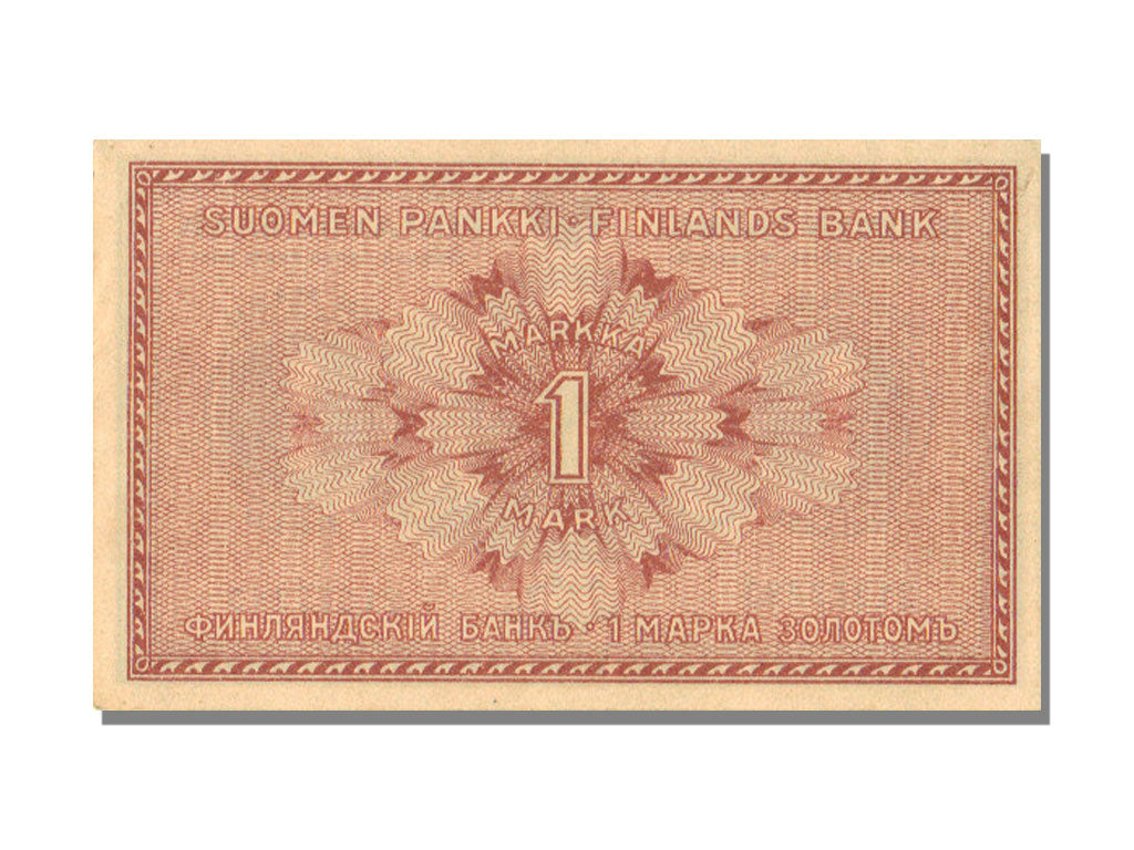 Finland, 1 Markka, 1916, KM #19, UNC(65-70)