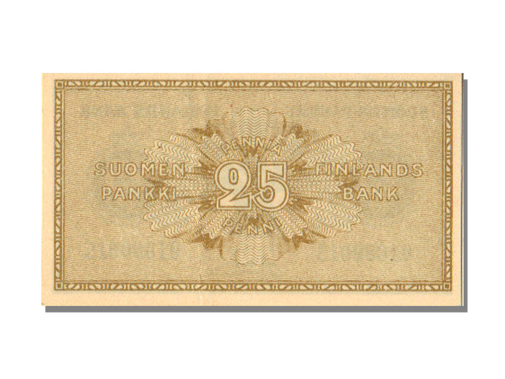 Finland, 25 Penniä, 1918, KM #33, UNC(65-70)