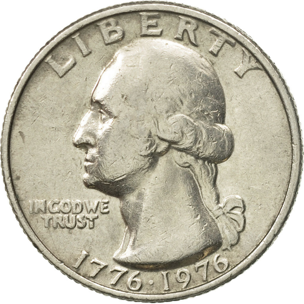 Coin, United States, Washington Quarter, Quarter, 1976, U.S. Mint, Philadelphia