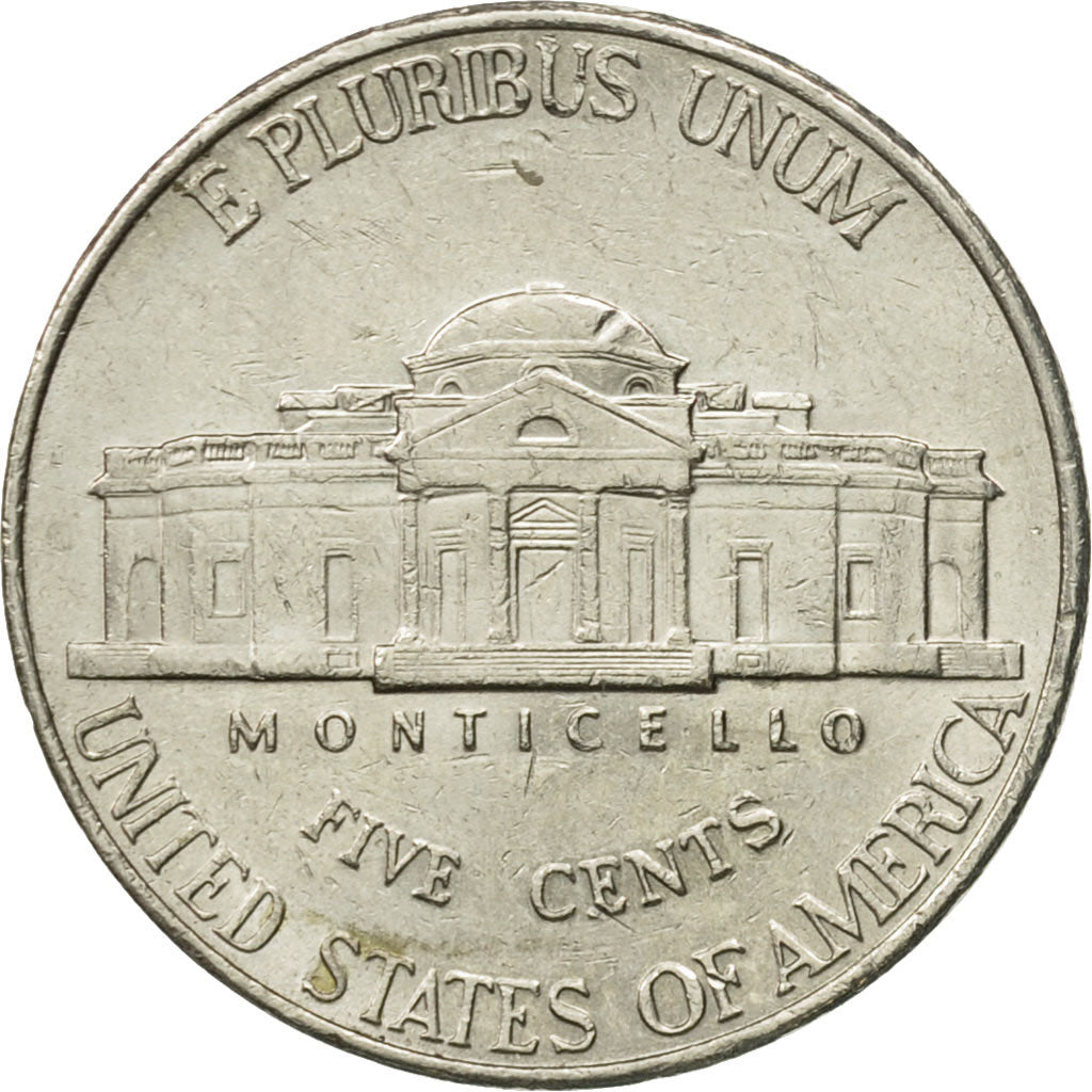 Moneta, USA, Jefferson Nickel, 5 Cents, 2000, U.S. Mint, Philadelphia