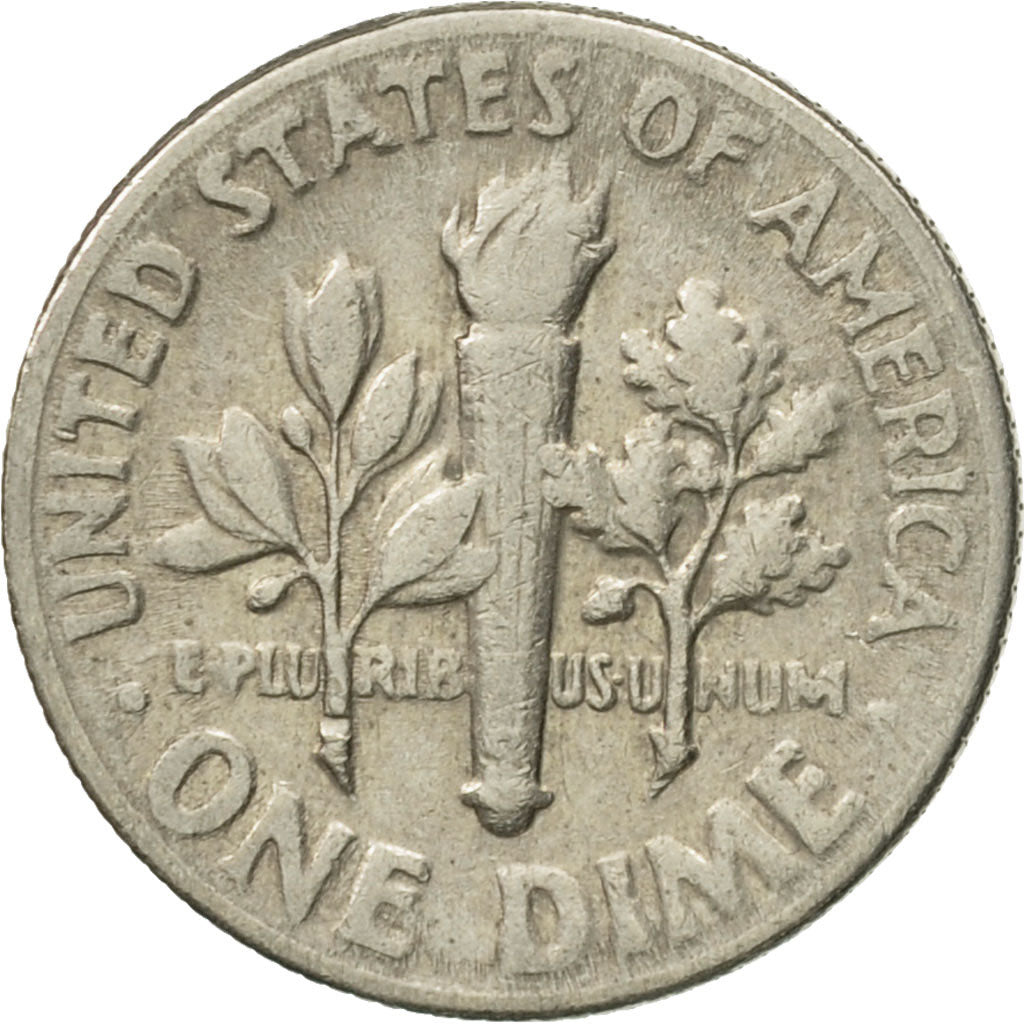 Coin, United States, Roosevelt Dime, Dime, 1972, U.S. Mint, Philadelphia
