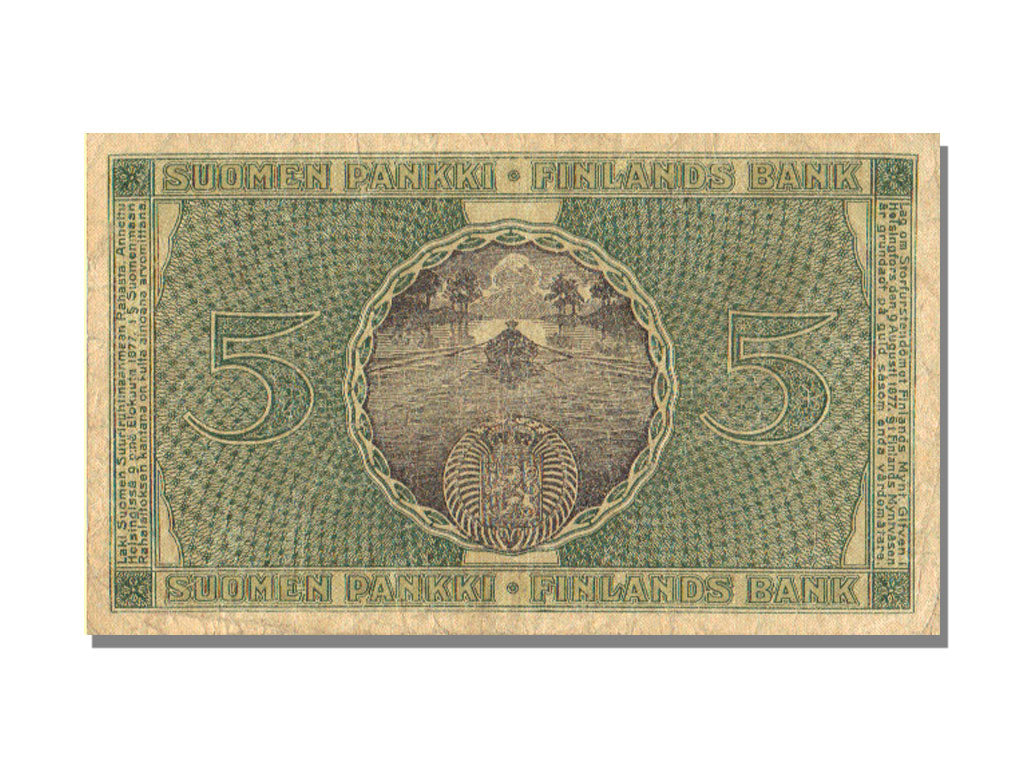 Finland, 5 Markkaa, 1918, AU(50-53)