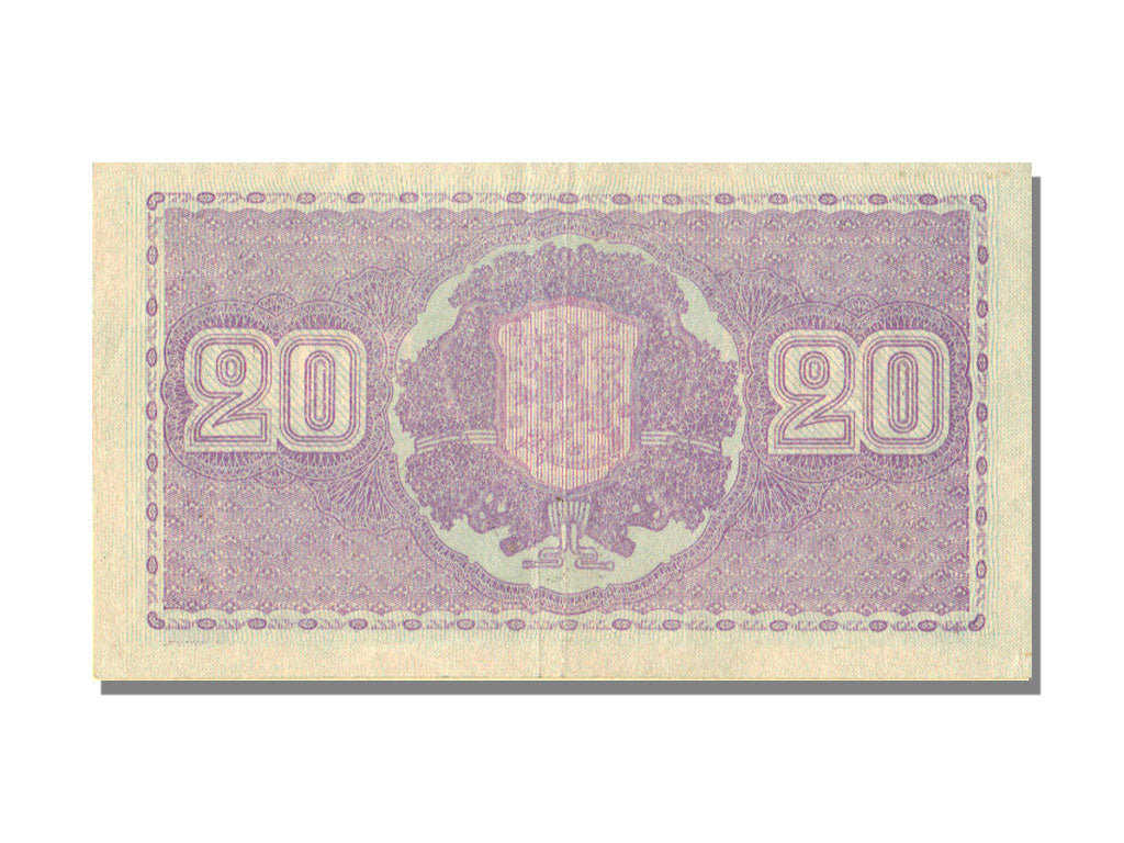 Billet, Finlande, 20 Markkaa, 1939, SPL