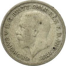 Coin, Great Britain, George V, 6 Pence, 1931, F(12-15), Silver, KM:832