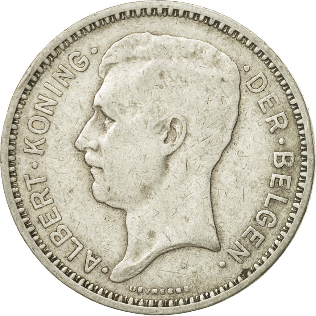 Coin, Belgium, 20 Francs, 20 Frank, 1934, EF(40-45), Silver, KM:104.1