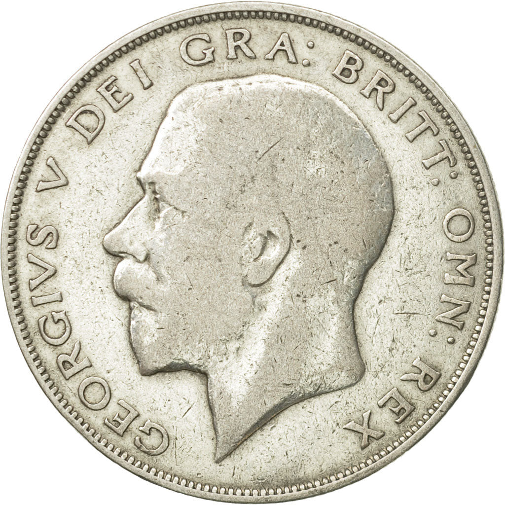 Coin, Great Britain, George V, 1/2 Crown, 1924, EF(40-45), Silver, KM:818.2
