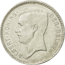 Coin, Belgium, 20 Francs, 20 Frank, 1934, AU(50-53), Silver, KM:104.1