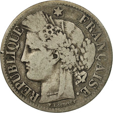 Münze, Frankreich, Cérès, 2 Francs, 1871, Paris, SGE+, Silber, KM:817.1