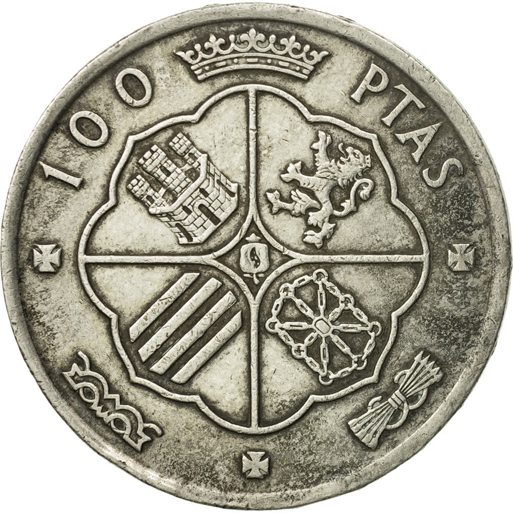 Moneta, Spagna, Caudillo and regent, 100 Pesetas, 1966 (66), Madrid, BB