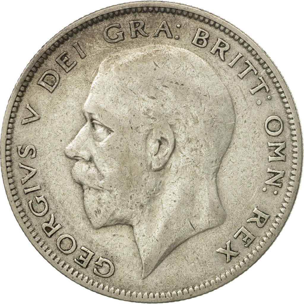 Coin, Great Britain, George V, 1/2 Crown, 1928, VF(30-35), Silver, KM:835