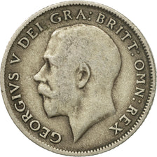 Coin, Great Britain, George V, 6 Pence, 1921, EF(40-45), Silver, KM:815a.1